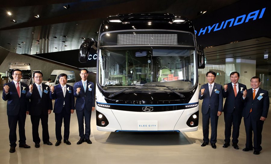 Hyundai Unveils Elec City Electric Bus With 290 km Range