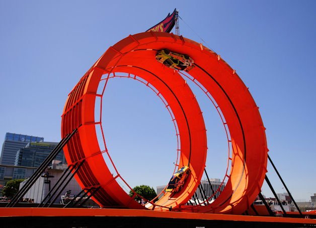 Here's the Hot Wheels Double Loop Dare Stunt from X Games