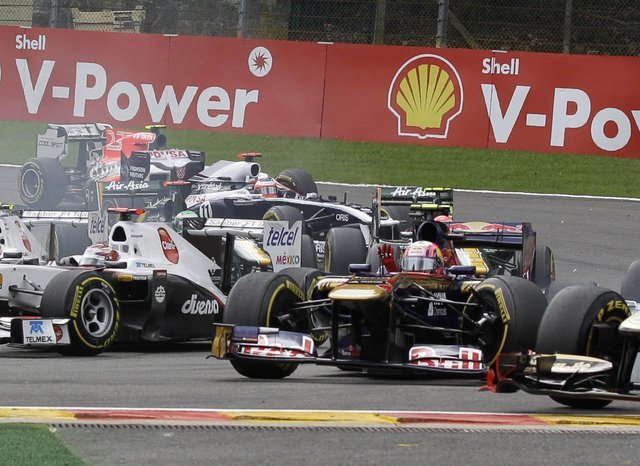 2011 Belgian Grand Prix was a hard day at the Spa