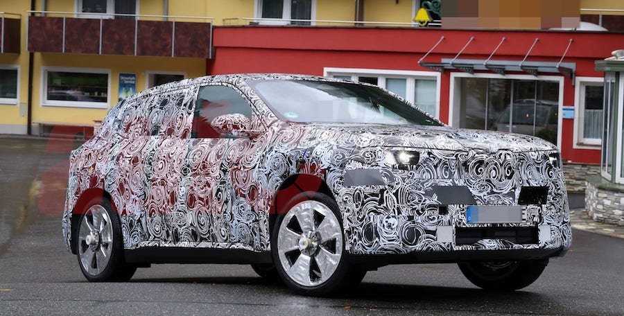 BMW’s Smallest Electric Crossover Spied Looking Like A Baby X3