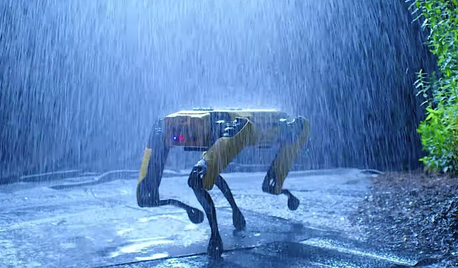 Boston Dynamics Spot Robot Dances in the Rain in First Official Ad