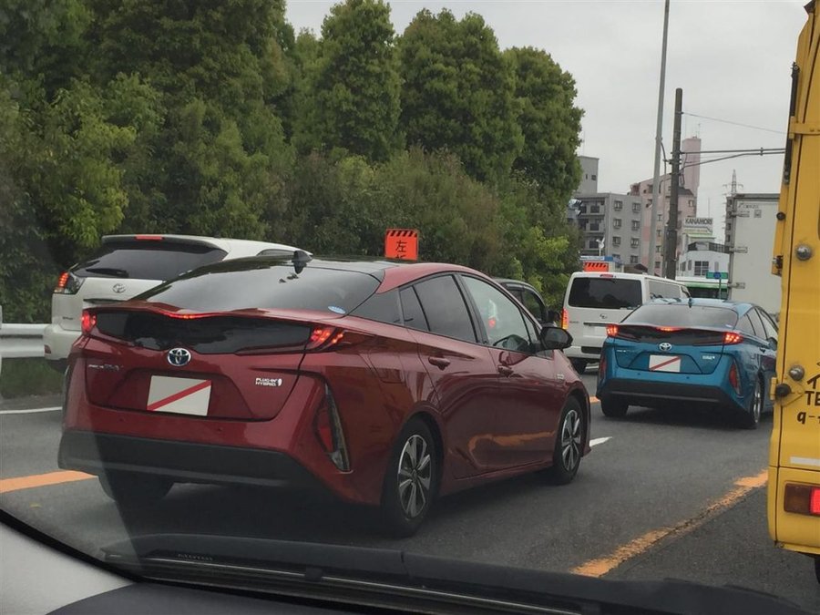 Toyota Prius Prime (Toyota Prius PHV) Spotted In The Wild In Japan