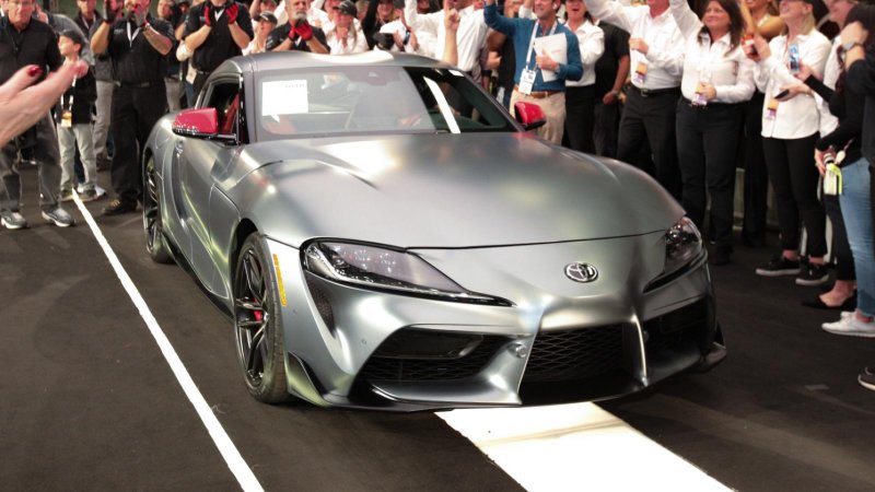 First 2020 Toyota Supra sells for over $2 million
