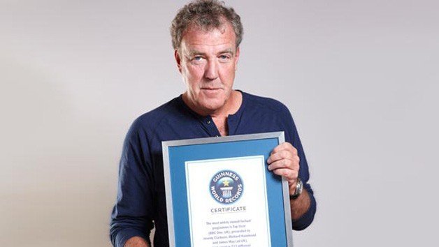 Top Gear Snags Guinness Record For Being World's Most Widely Watched Factual Show