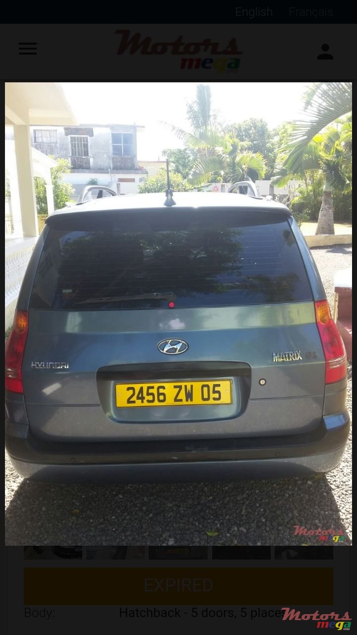 2005' Hyundai Matrix photo #3