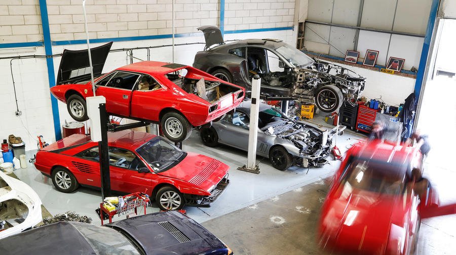 The supercar graveyard: where Ferraris and Lamborghinis go to die