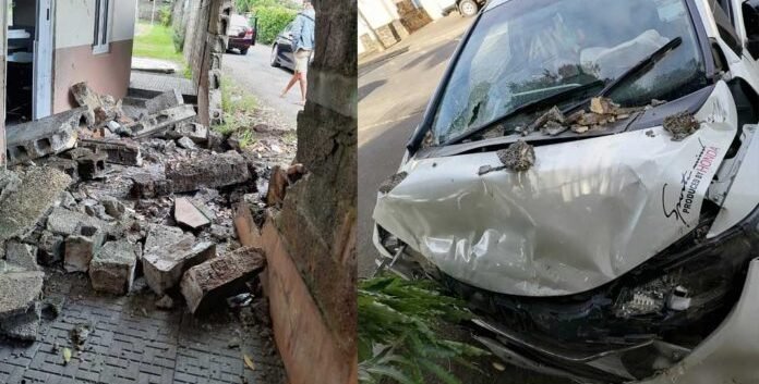 A Montagne-Longue : ivre mort au volant de sa voiture, un policier percute le mur d’un collège
