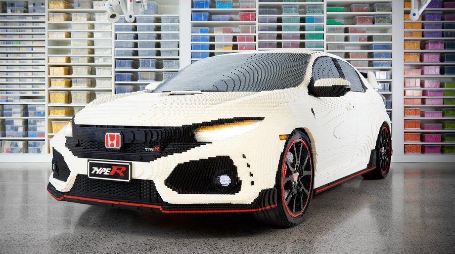 Une Honda Civic Type R (2019) en Lego