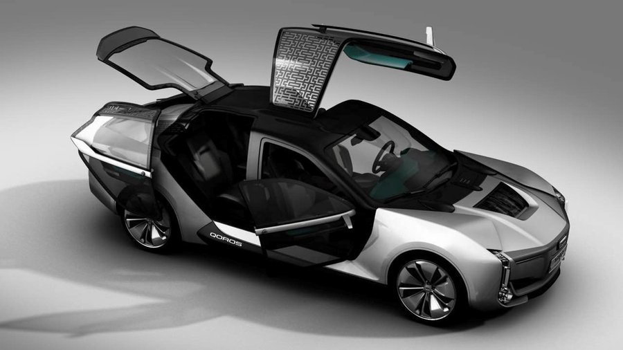 Qoros Model K-EV Shows Off Its Crazy Asymmetrical Doors