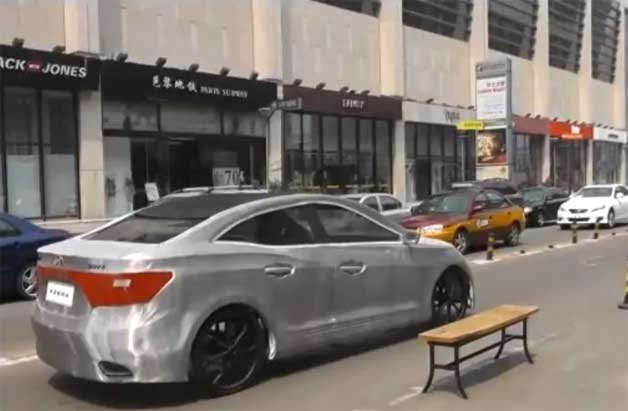 Awesome pedal-powered Hyundai Azera created in China