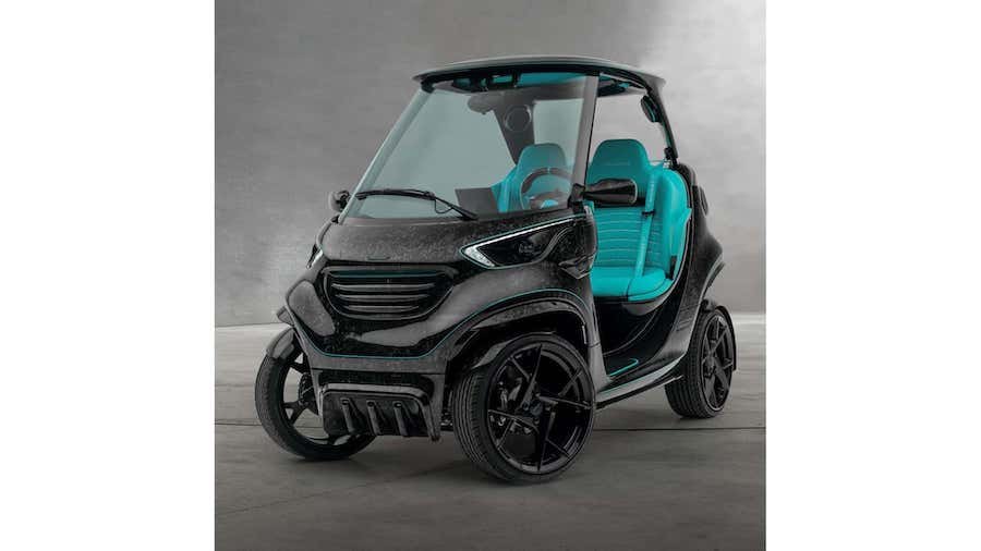 Mansory's Latest Product Is 10-HP Golf Cart With Refrigerator