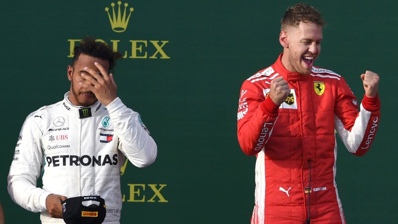 Vettel steals victory from Hamilton in Australian Grand Prix