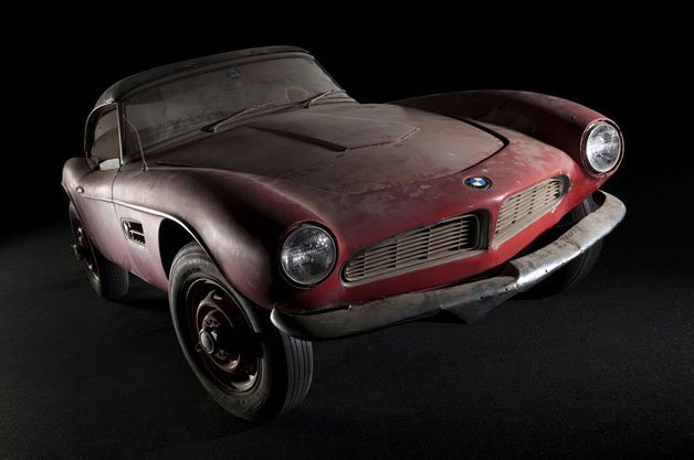 BMW Begins Restoring Elvis Presley's 507 