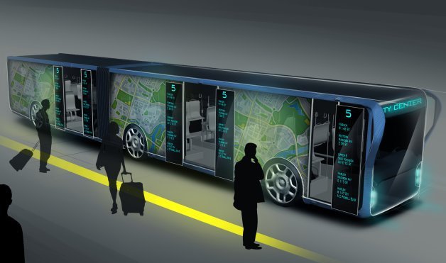 Willie Bus Concept Turns Walls Into Transparent LCD Screens 