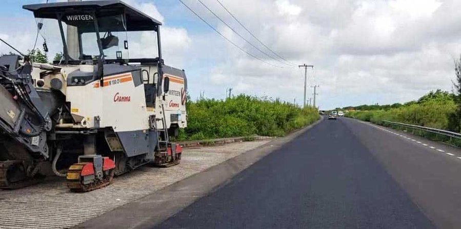 La route de Belle-Vue Maurel jusqu’à L’aventure fait peau neuve