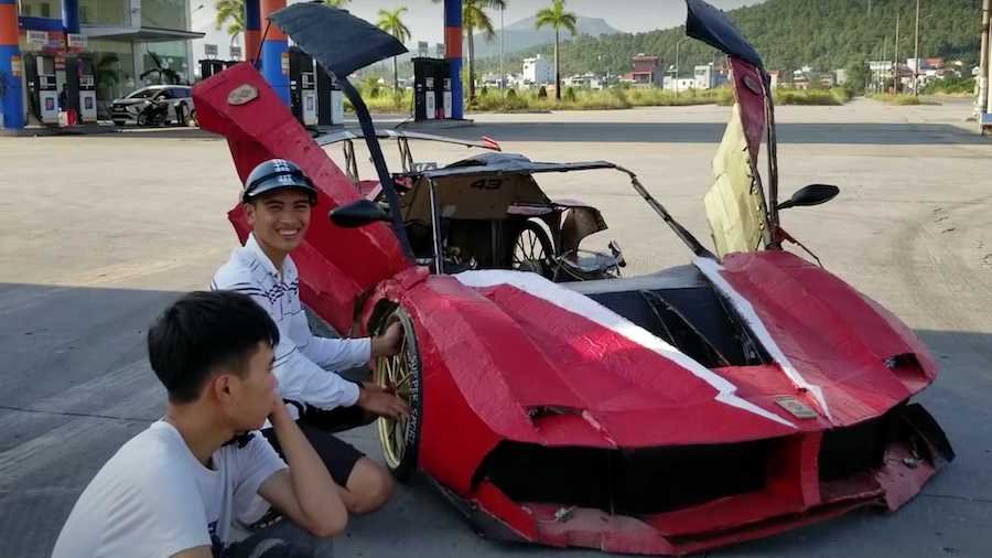 Cardboard Supercars From Vietnam Look Incredible And Can Drive