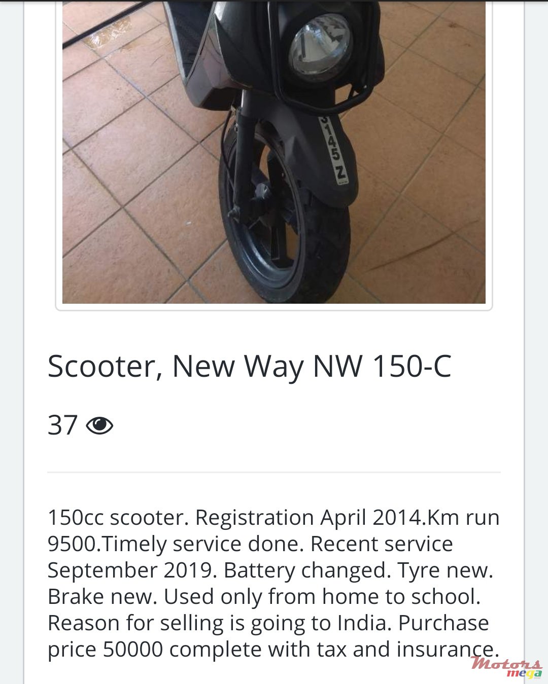 2014' Factory Bike New way 150 NW 150-C photo #1