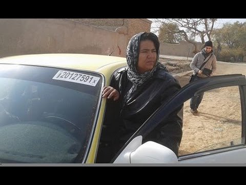 Afghanistan's First Female Taxi Driver Encourages Women to Drive