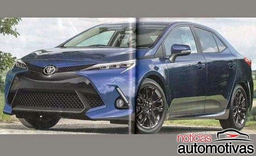 2019 Toyota Corolla rendered by Japanese media
