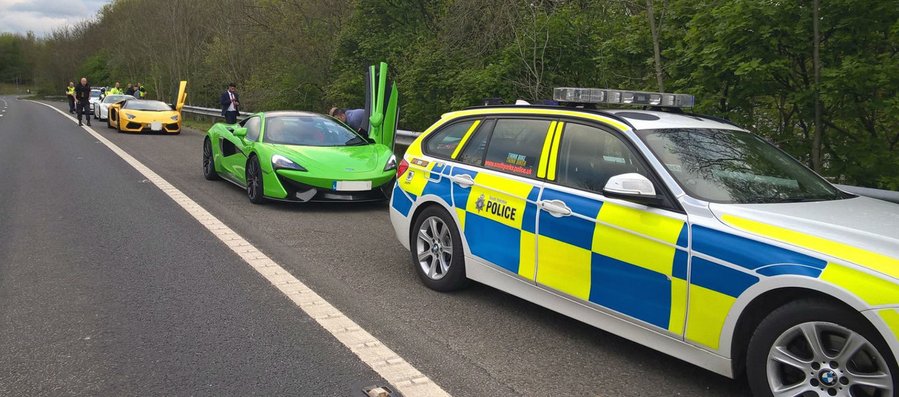 Police Seize Supercars Caught Racing On UK Motorways