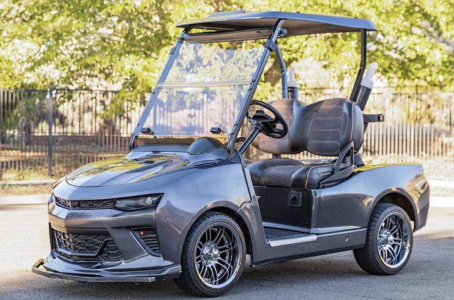 This Golf Cart Looks Like a Sixth-Gen Chevy Camaro