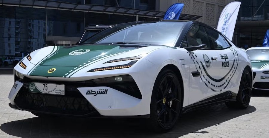 The Dubai Police Add A Lotus Emeya EV To The Fleet