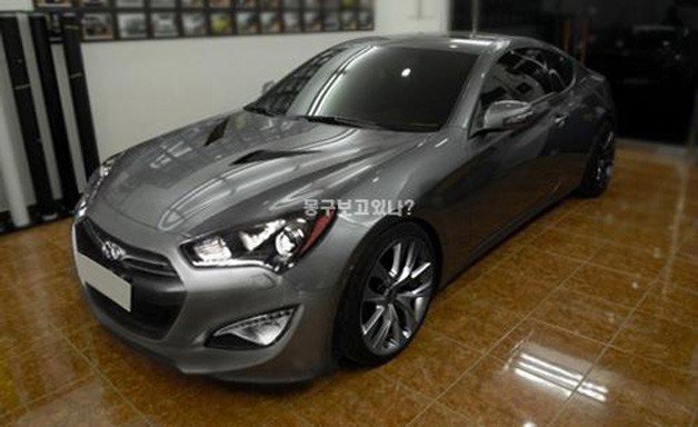 Best view yet of facelifted 2013 Hyundai Genesis Coupe