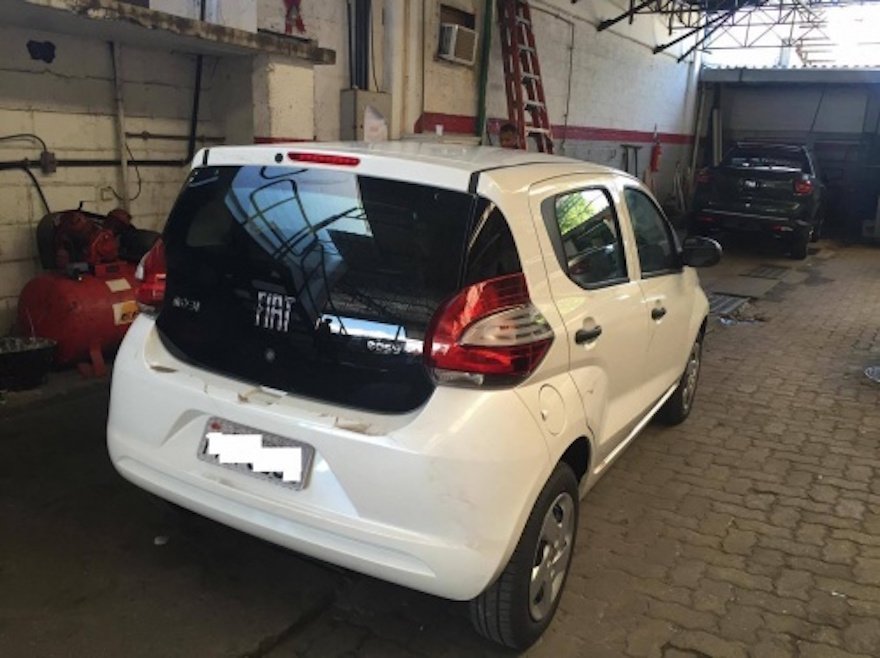 Fiat Mobi Photographed Undisguised
