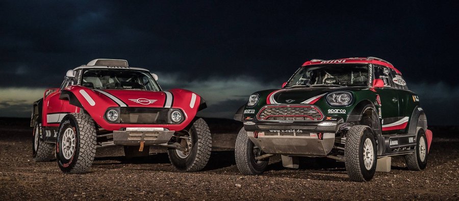 Mini To Battle 2018 Dakar With Rally Car And Buggy