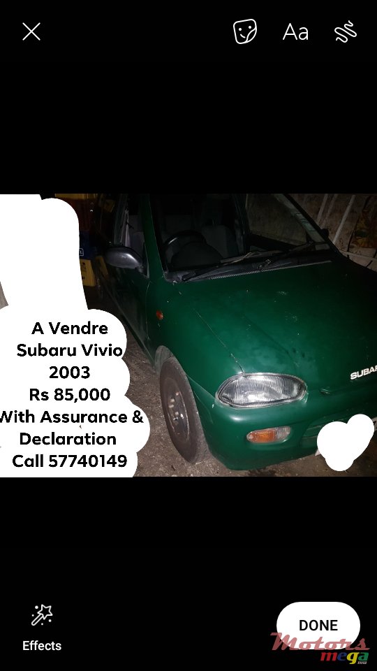 2003' Subaru Vivio photo #1