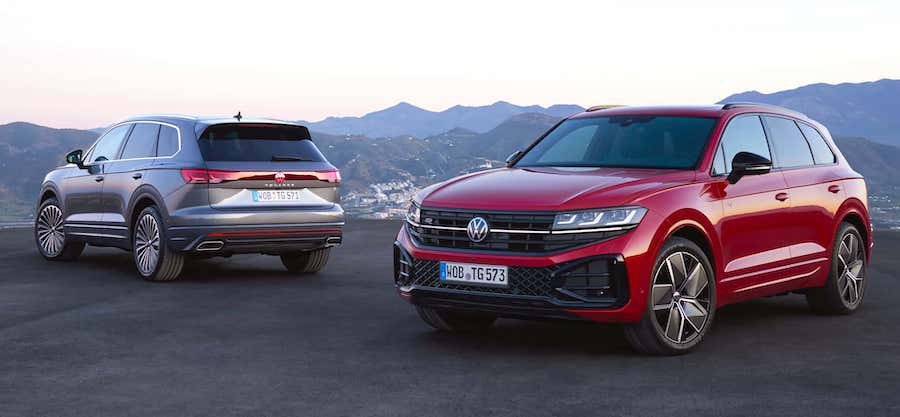 2024 Volkswagen Touareg Revealed With Light Bars And V6-Only Power