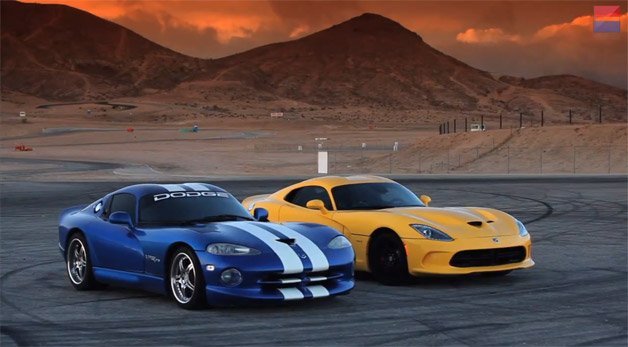 Old vs. New: 2014 SRT Viper Takes on Upgraded 16-year-old Dodge Viper