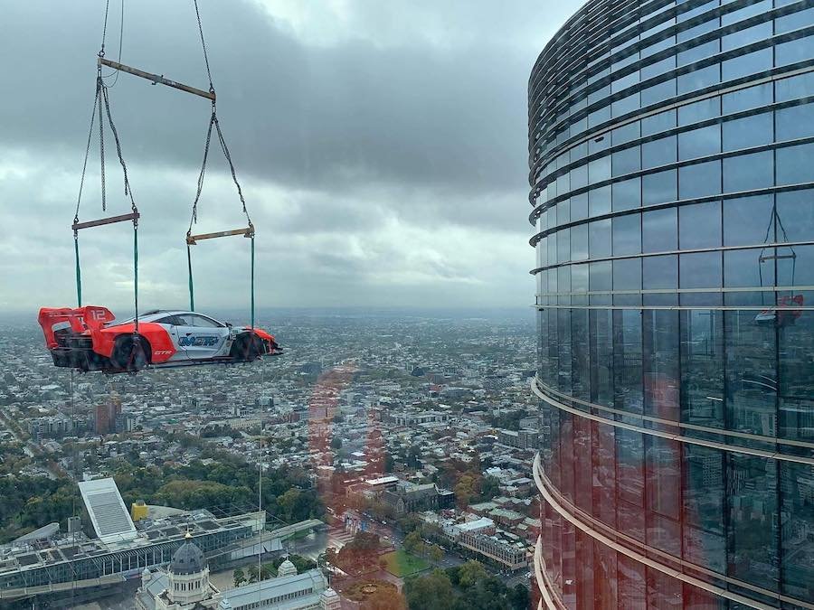 McLaren Senna Lifted 57 Stories To $39M Apartment Where It Can't Be Driven