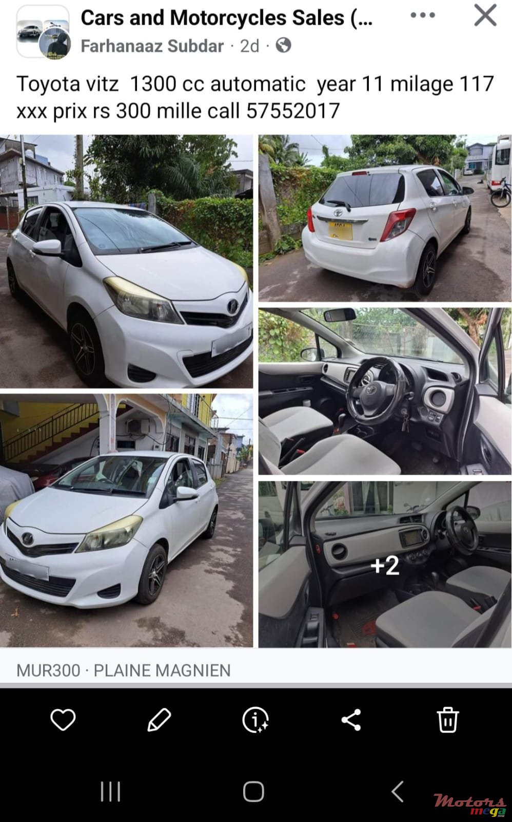 2011' Toyota Vitz photo #1