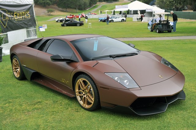 The world's only matte brown Lamborghini Murciélago LP 670-4 SV