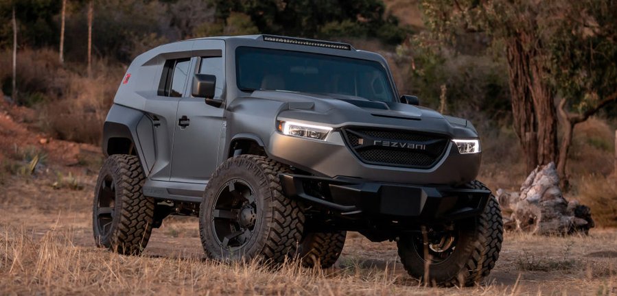 2020 Rezvani Tank is JL Wrangler-based, with mad power and James Bond toys