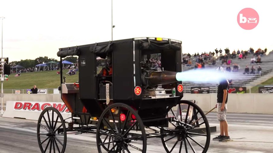 Jet-Powered Amish Buggy Looks Ludicrously Unsafe
