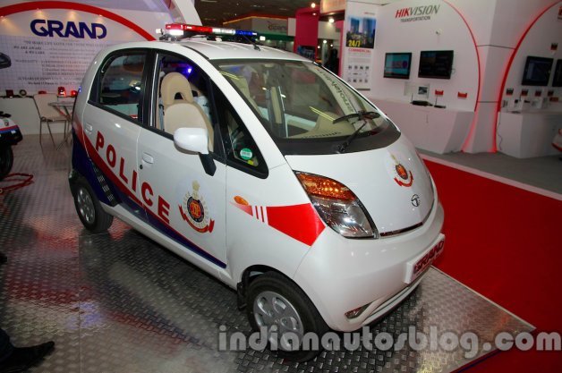 Tata Nano Police Car Unveiled in India