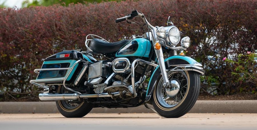 Elvis' Last Bike, A 1976 Harley FLH Bicentennial, Is Up For Auction