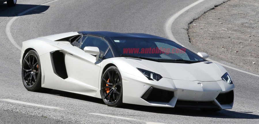 Lamborghini prototype's exhaust suggests Aventador Performante is in the works