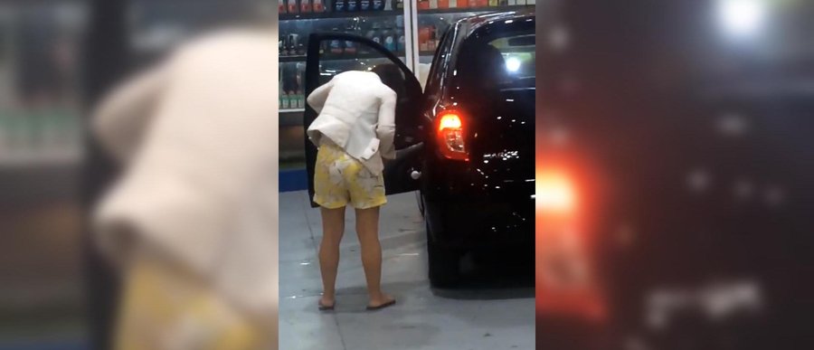 Woman Caught Filling Rental Car Fuel Tank With Water