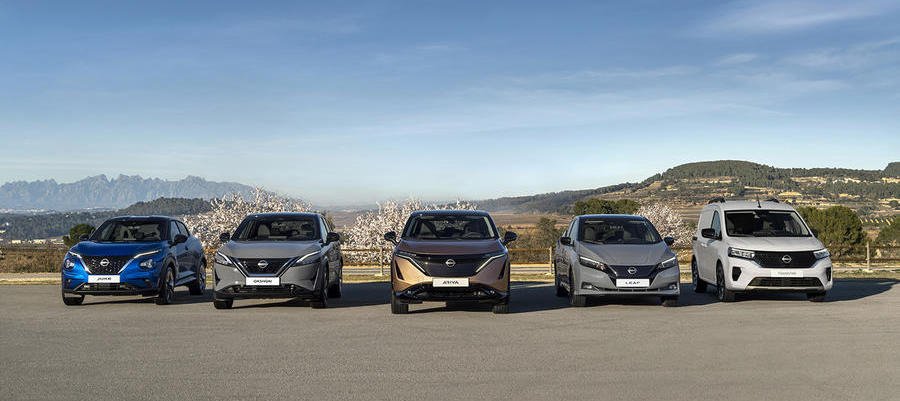 Nissan presents six-model line-up in push for electric mobility