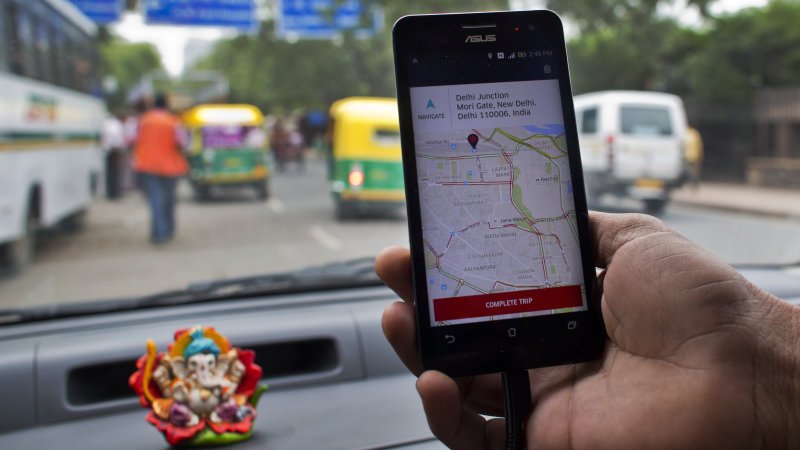 Report: Ride-Hailing Service Uber to Put $1 Billion in India