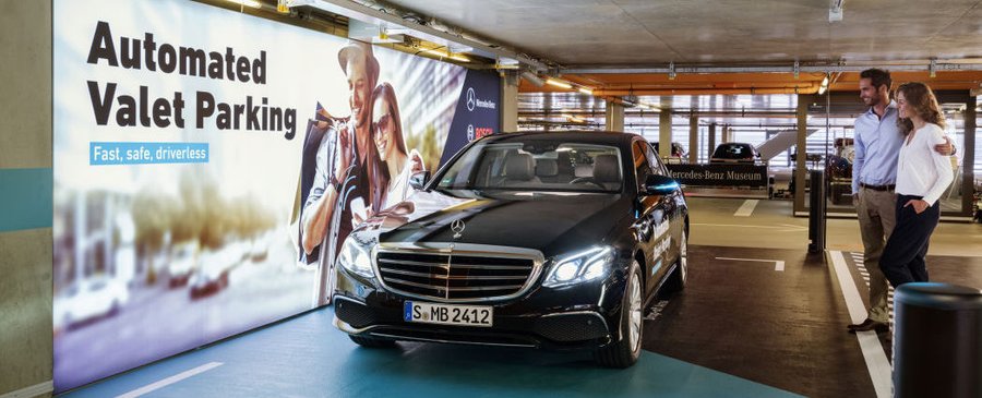 Mercedes-Benz Museum garage approved to use automated valet parking