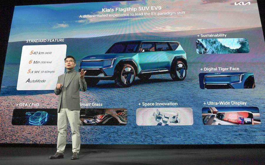 Kia : 14 véhicules électriques d’ici 2027, dont deux camionnettes