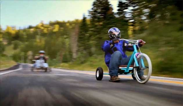 Epic trike racing blows our minds