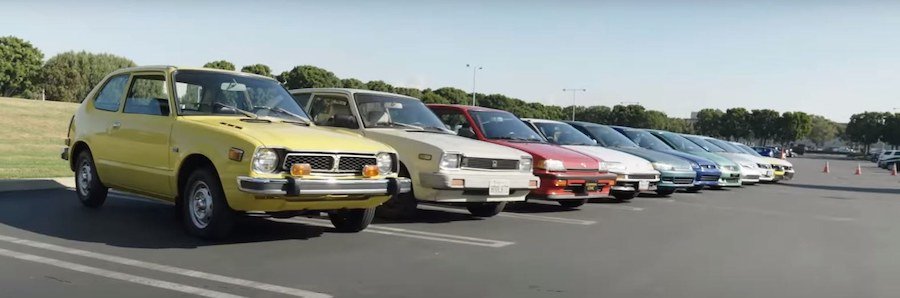 11 Generations of the Honda Civic Get Driven in Proper Order, See Which Is Best