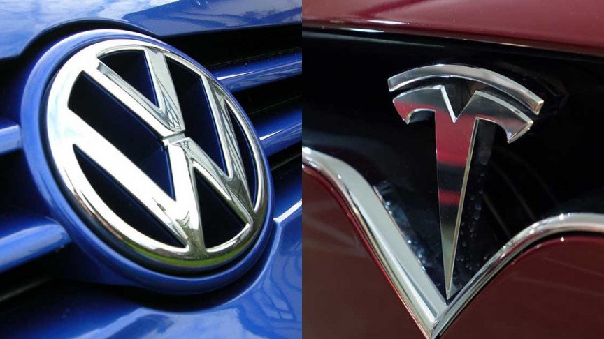 VW denies report of interest in Tesla stake