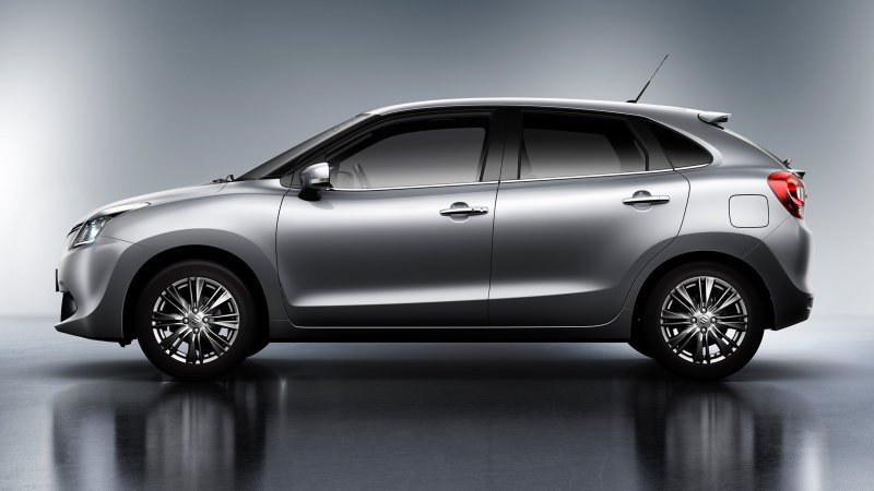 The Suzuki Baleno, shown, will target buyers looking for a spacious subcompact car.