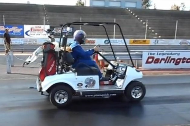 Watch this 190-km/h Golf Cart Blow Away the World Record